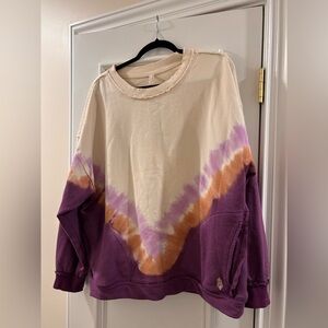 Free People Movement Tie Dye Sweatshirt